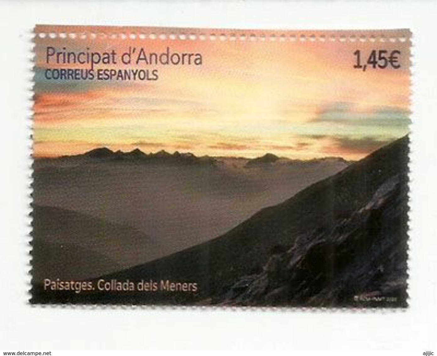 Collada Dels Meners, Col à Une  Elevation De 2679 M.  Timbre Neuf **  Année 2020. AND.ESP - Unused Stamps