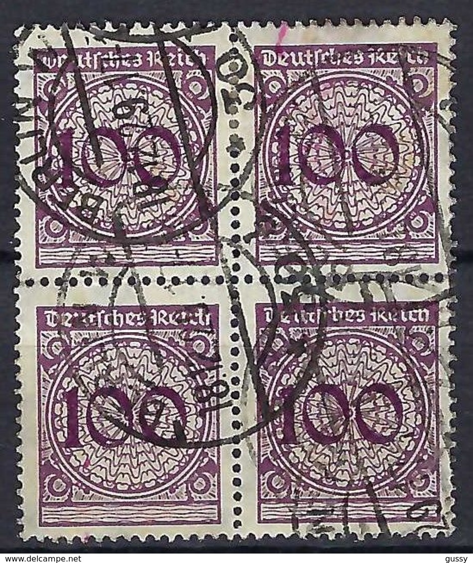 ALLEMAGNE 1934: Bloc De 4 Du Y&T 336,  Obl. CAD Berlin Du 18.12.25 - Gebraucht