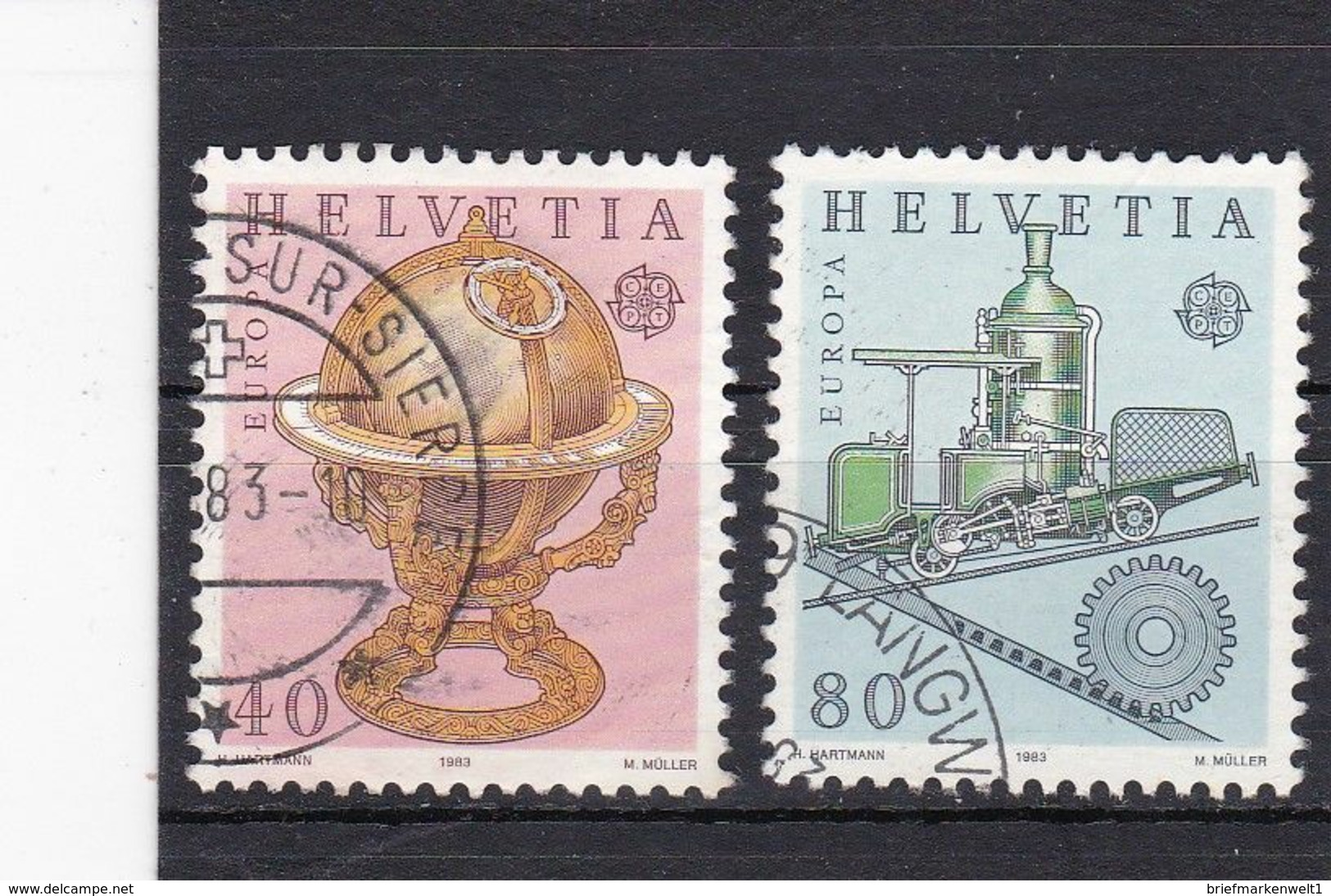 Schweiz, Nr. 1249/50, Gest. (T 17749) - Used Stamps