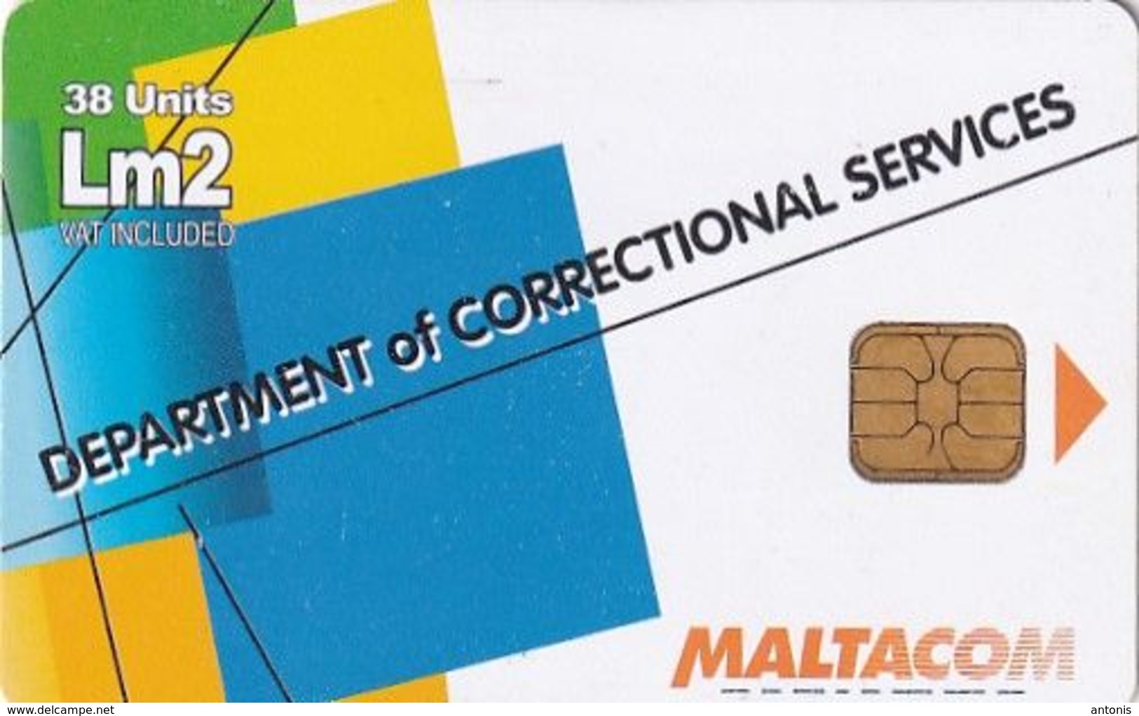 MALTA - Maltacom Telecard Lm 2(for Use Only In Prison), Used - Malte