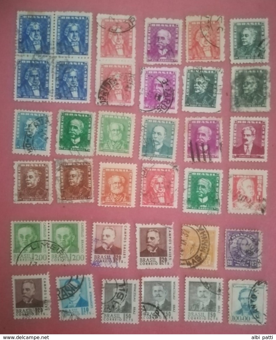 BRASILE LOT OF NEWS MNH** AND USED STAMPS + PERFIN - Colecciones & Series