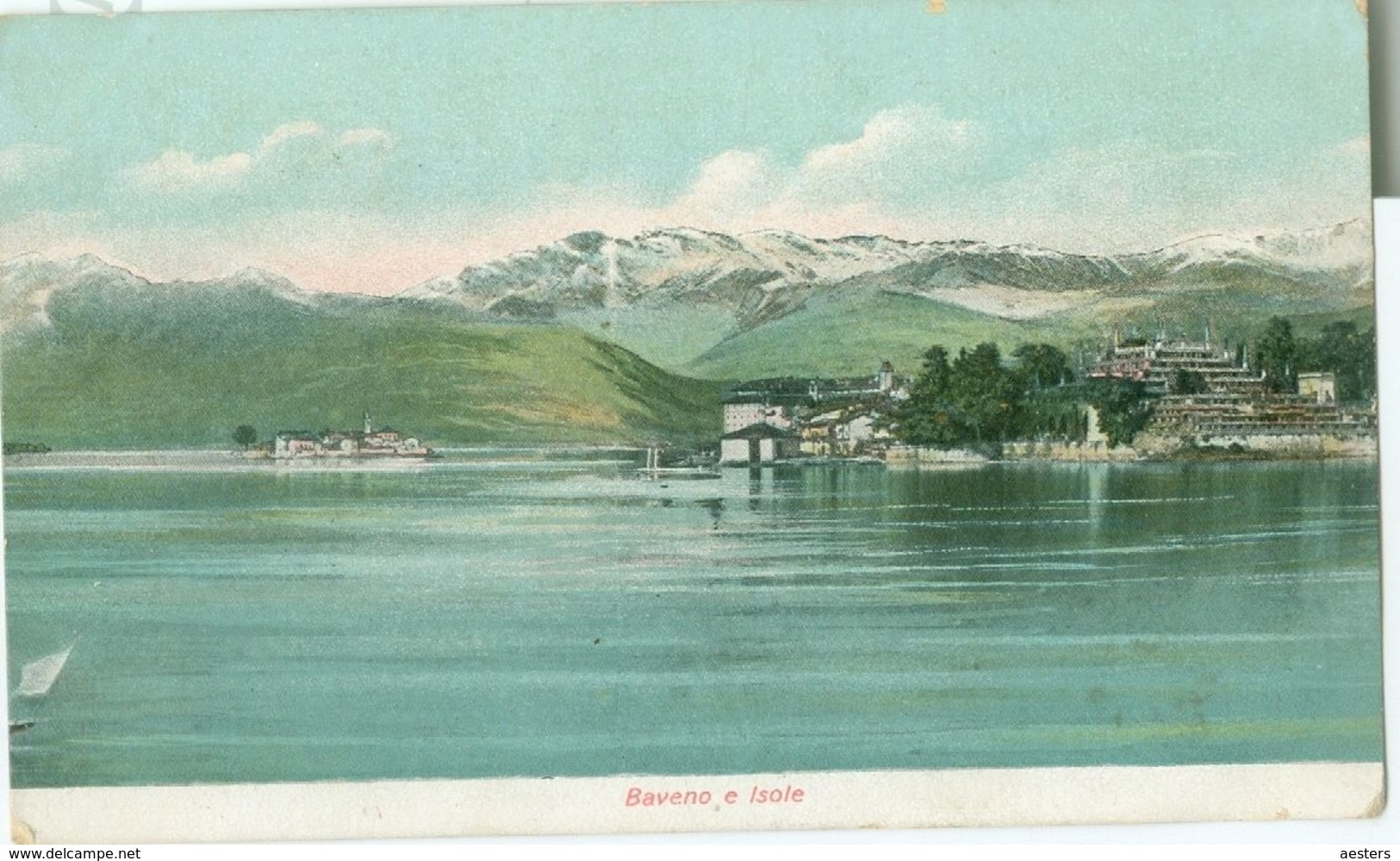 Baveno E Isole 1914; Panorama - Viaggiata. - Verbania