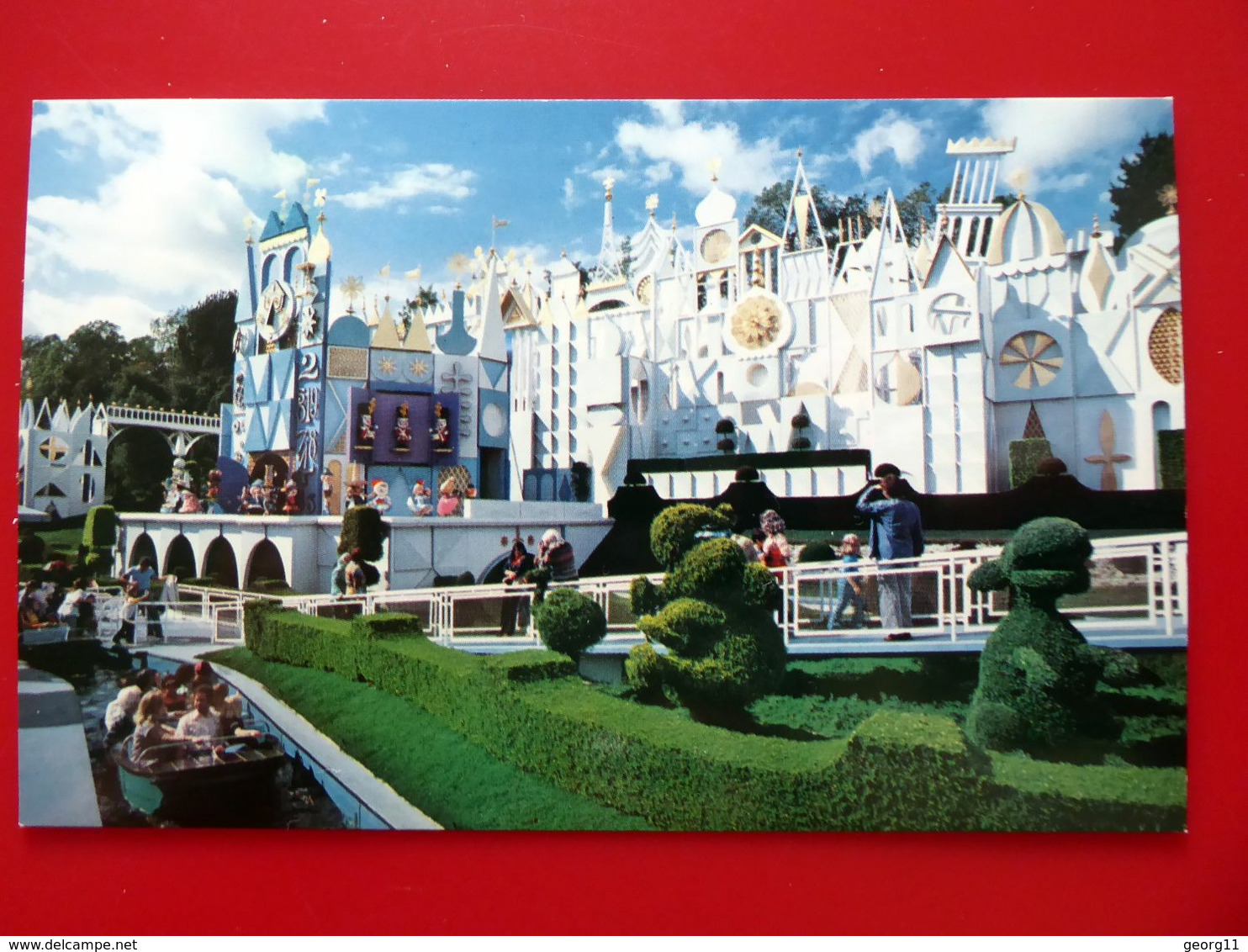 Disneyland - It's A Small World - Kalifornien - Vintage Postcard - Kleinformat - Anaheim
