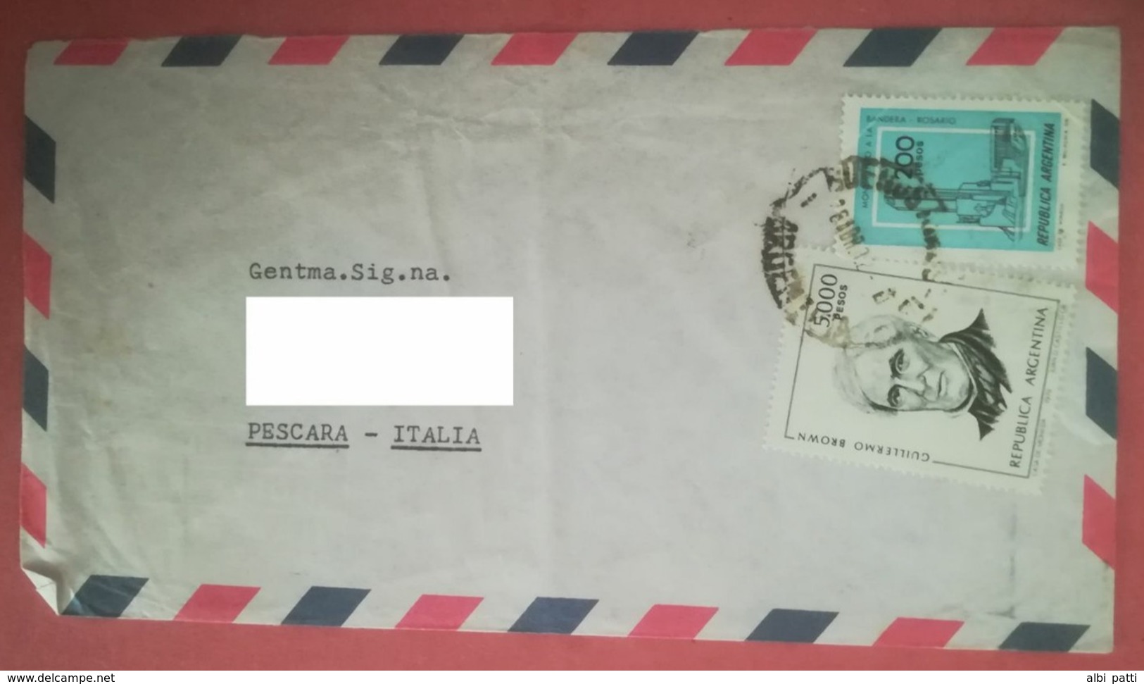 ARGENTINA COVER TO ITALY - Covers & Documents