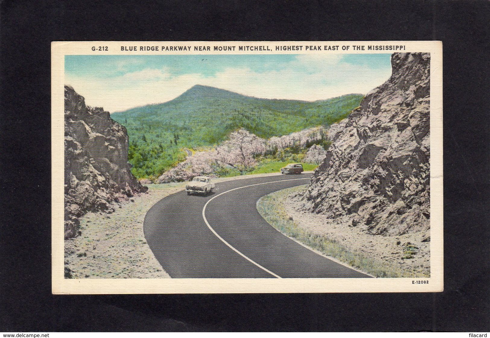 95218    Stati  Uniti,   Blue Ridge  Parkway  Near  Mount  Mitchell,  Highest  Peak  East Of The Mississippi,  NV - Autres & Non Classés