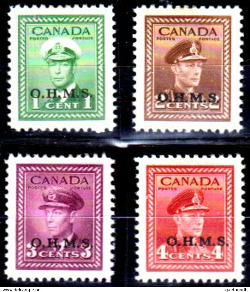 B349-Canada: SERVIZI 1950-51 (+) LH - Senza Difetti Occulti - - Overprinted