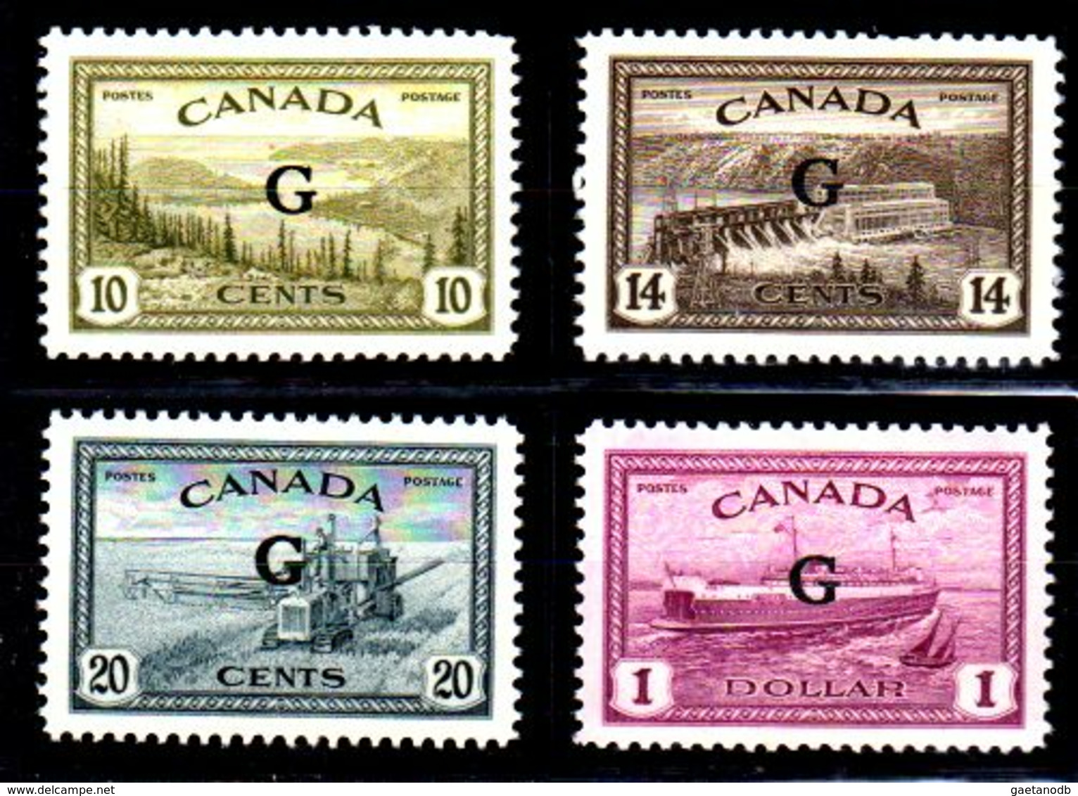 B354-Canada: SERVIZI 1950-52 (++) MNH - Senza Difetti Occulti - - Overprinted