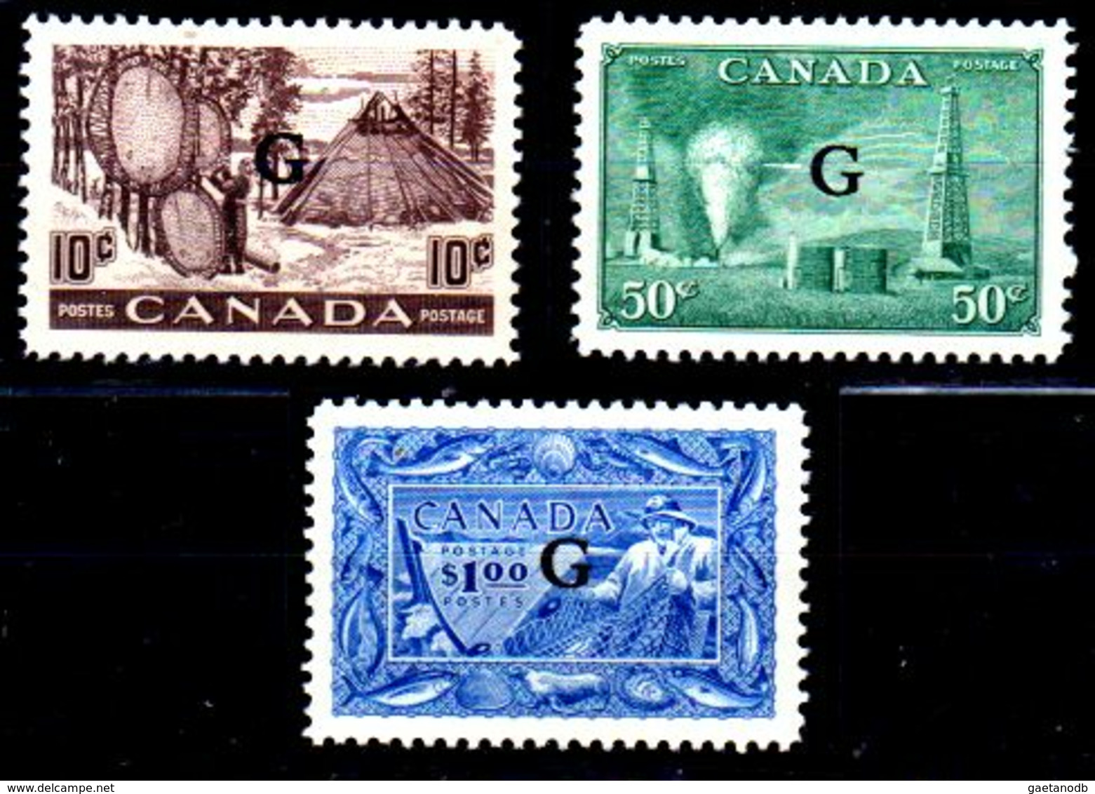 B355-Canada: SERVIZI 1950-52 (++) MNH - Senza Difetti Occulti - - Overprinted