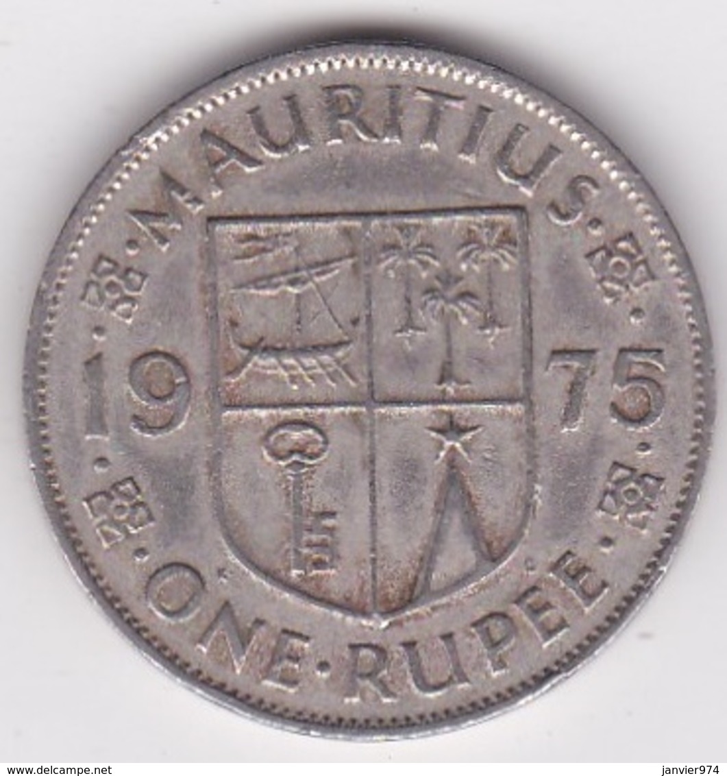 Ile Maurice One Rupee 1975 Elizabeth II. KM# 35 - Mauricio