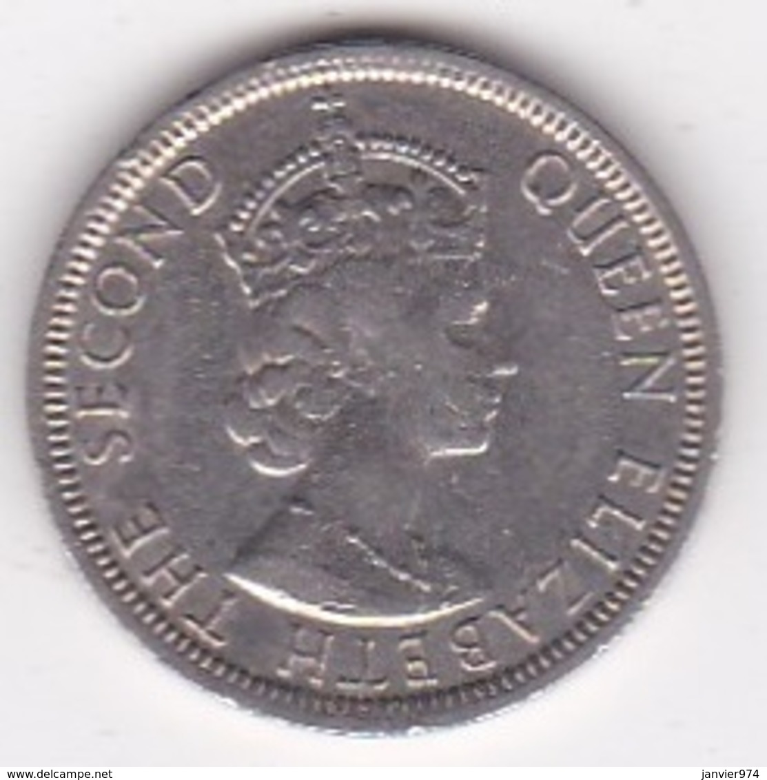 Ile Maurice, 1/4 Rupee 1978  Elizabeth II. KM# 36 - Mauritius