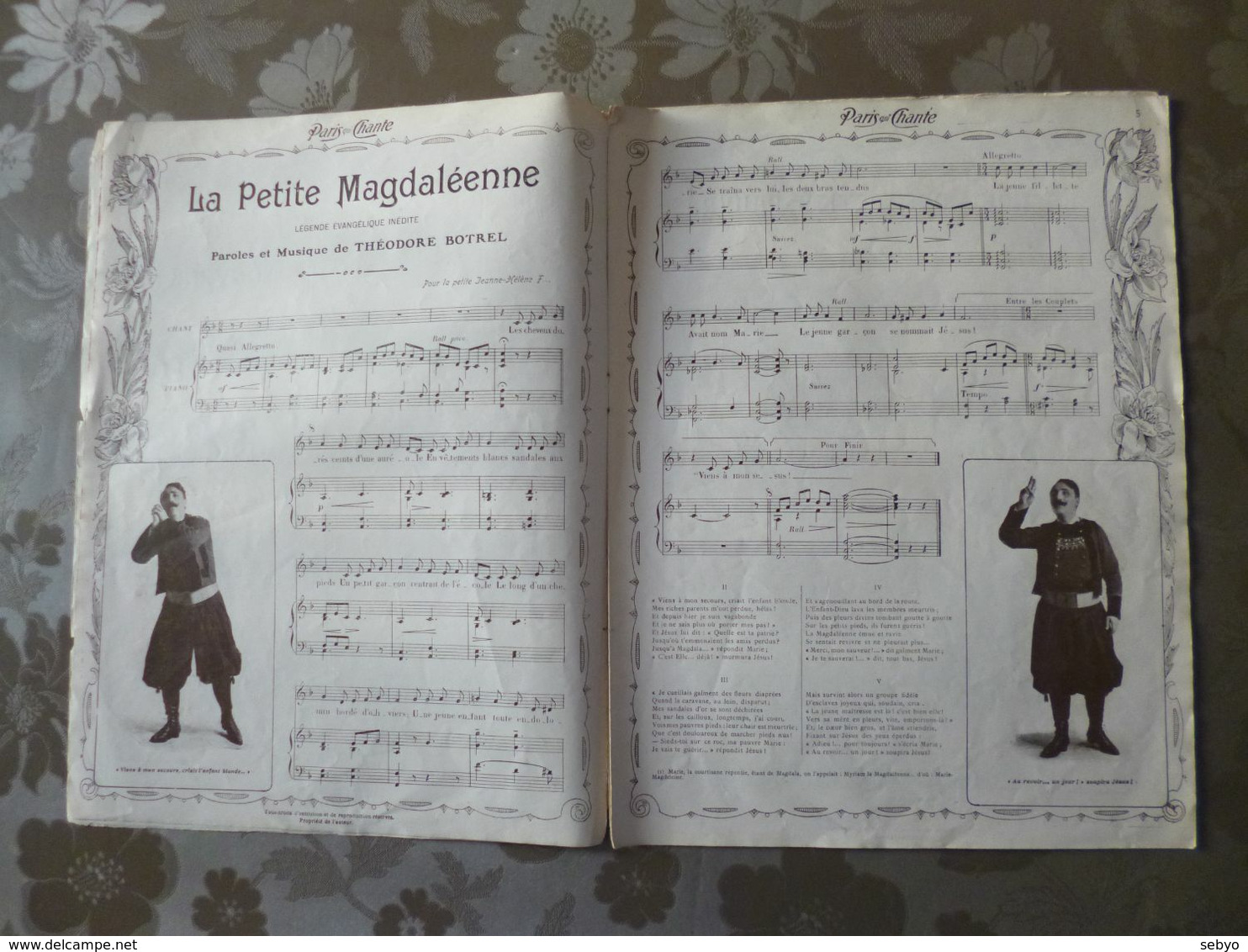 Théodore Botrel.  Paris Qui Chante.  30 Décembre 1906. - Musica Popolare