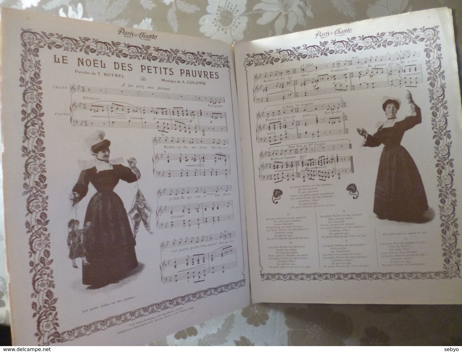 Théodore Botrel.  Paris Qui Chante.  30 Décembre 1906. - Musica Popolare