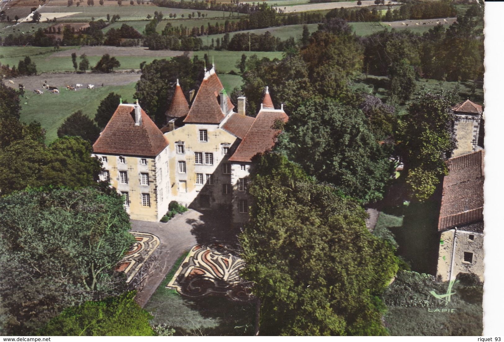 EN AVION AU DESSUS DE ... - SAINT-EBLE - Château Le Cluzel - Autres & Non Classés
