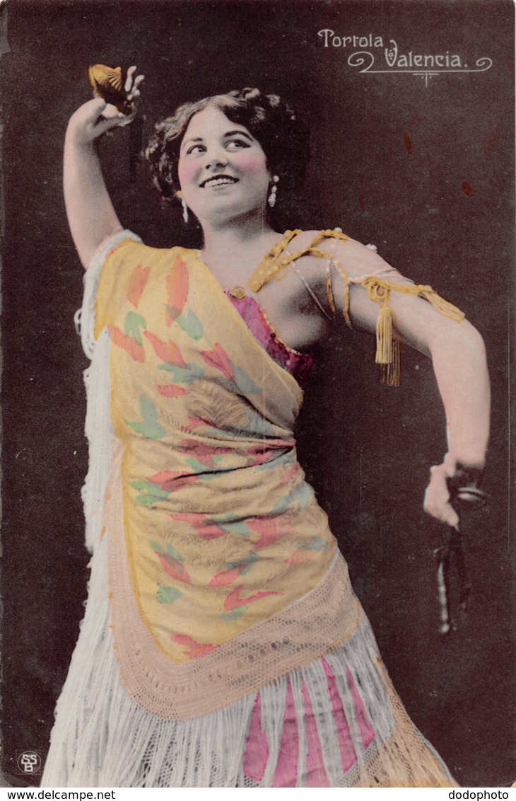 R406356 Tortola Valencia. S. S. B. Woman. Dancing. Old Photography. Postcard. Serie 2919 - Mundo