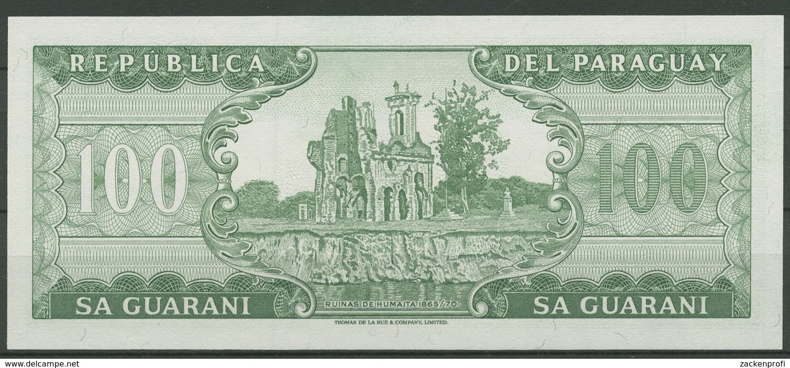 Paraguay 100 Guaranies 1982, KM 205 Kassenfrisch (K544) - Paraguay