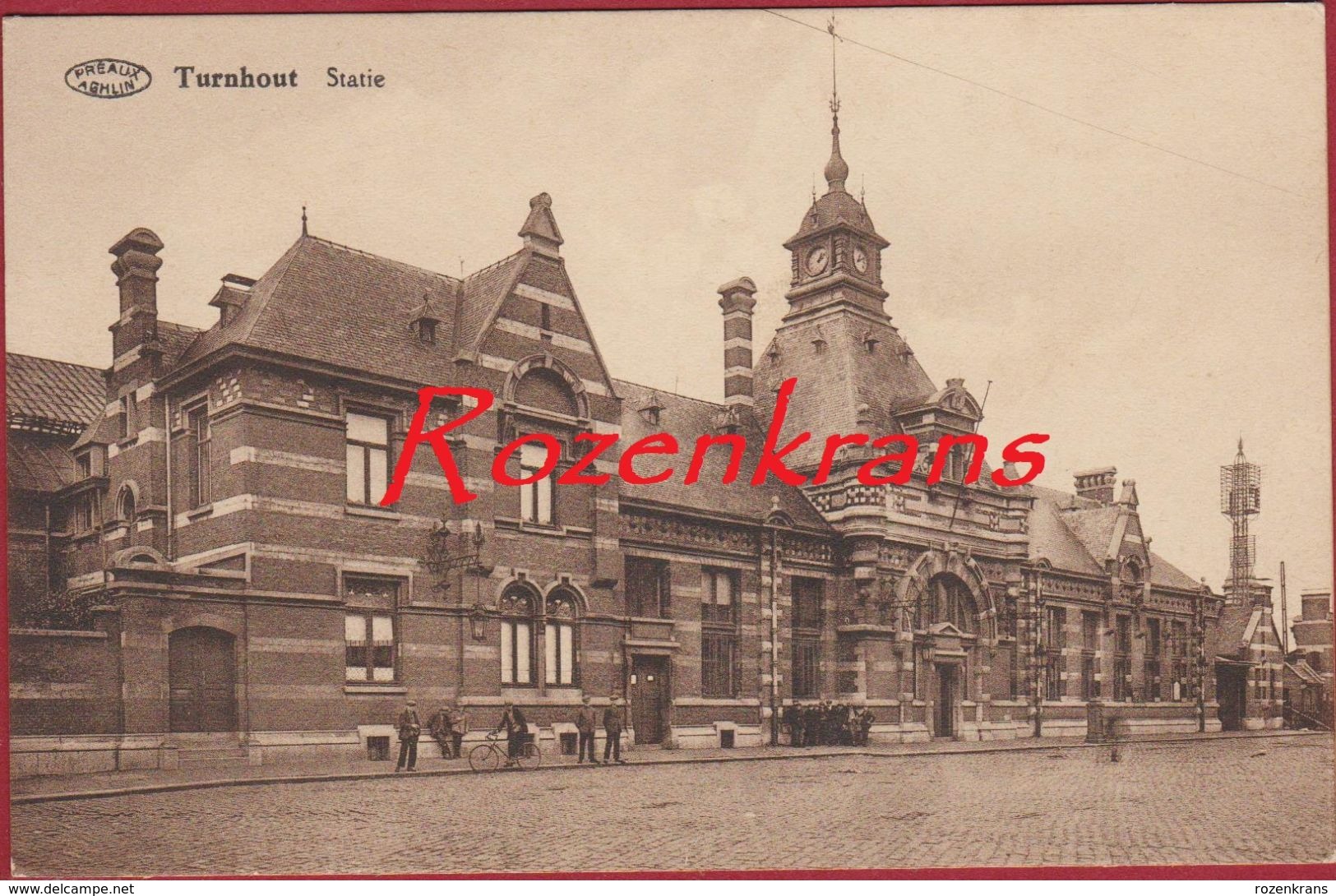 Turnhout Statie Station La Gare Geanimeerd ZELDZAAM Antwerpse Kempen (In Zeer Goede Staat) - Turnhout