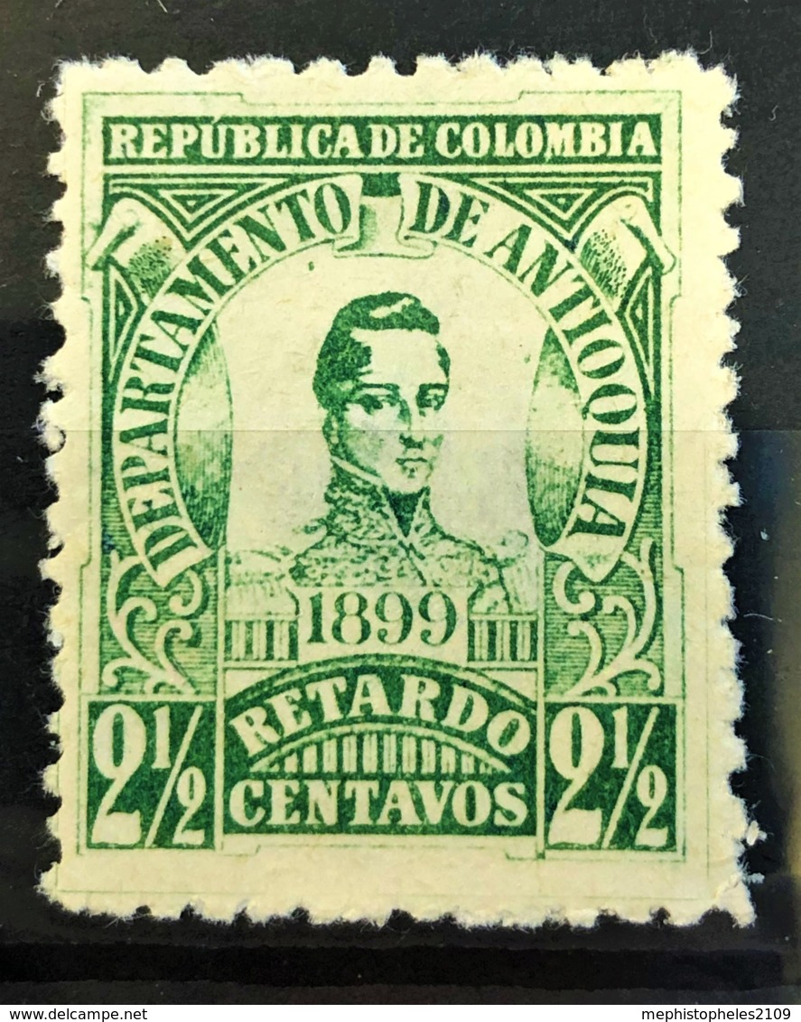 COLOMBIA 1899 - MLH - Sc# I1 - Late Fee Stamp 2.5c - Colombia