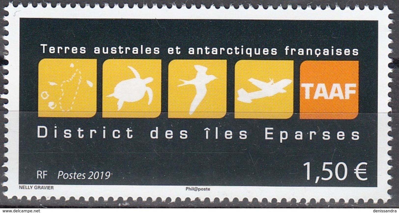 TAAF 2019 Logo Des îles Eparses Neuf ** - Neufs
