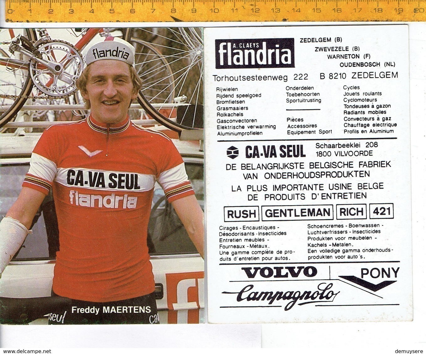 652 - CYCLISME - WIELRENNEN - MAERTENS FREDDY - Ciclismo