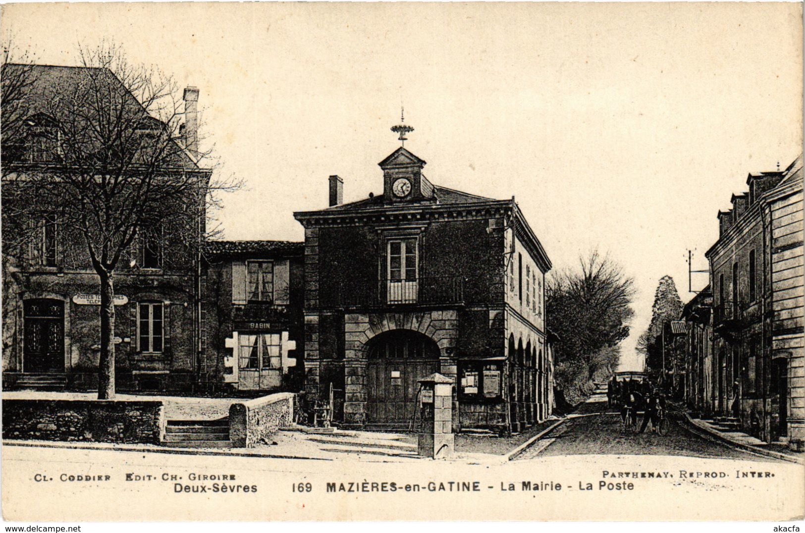 CPA Mazieres-en-Gatine - La Mairie (89601) - Mazieres En Gatine