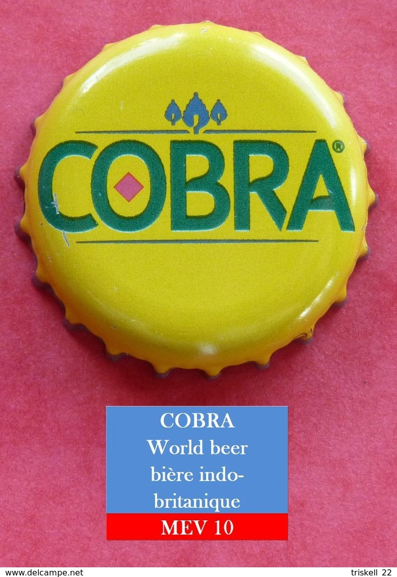 Cobra - World Beer  Bière Indo-britannique (parfait état - Pas De Trace De Décapsuleur) MEV10 - Bier