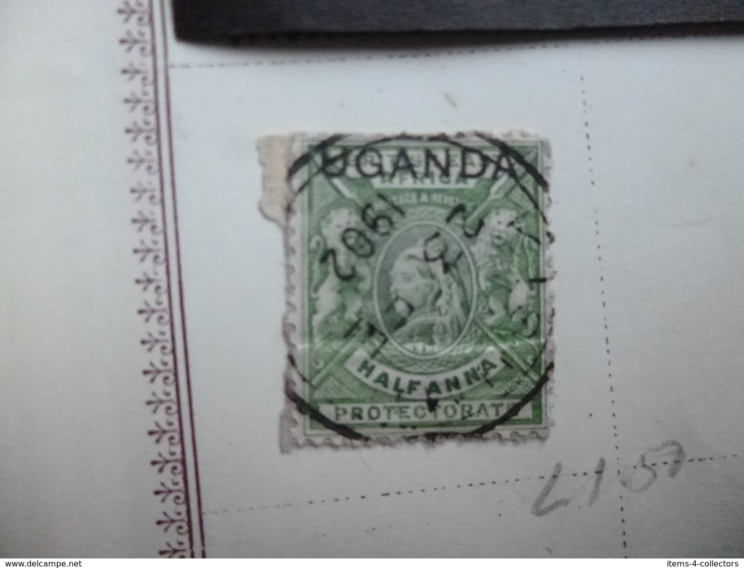 UGANDA  POSTMARK 1902 - Uganda (...-1962)