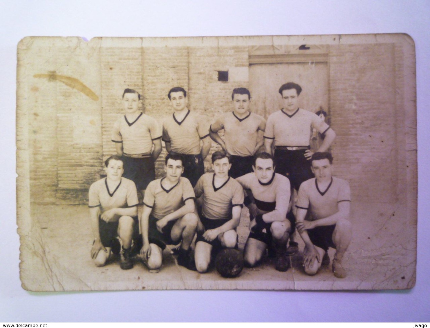 2020 - 6922  FOOTBALL  :  Carte Photo De L'EQUIPE De MONTESQUIEU-LAURAGAIS  1935 - 36   XXX - Soccer