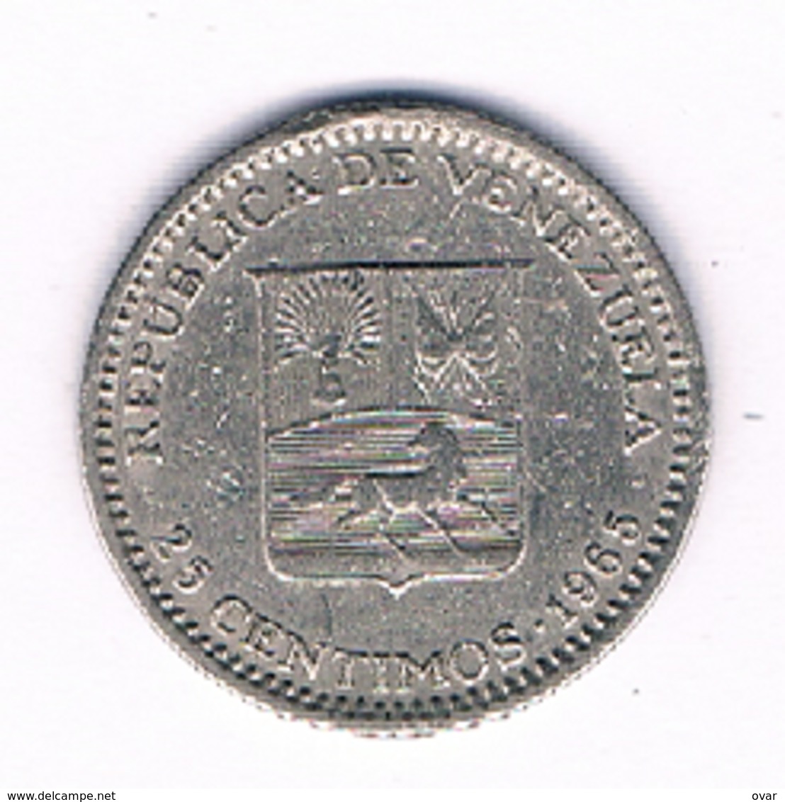 25 CENTIMOS  1965 VENEZUELA /6256/ - Venezuela