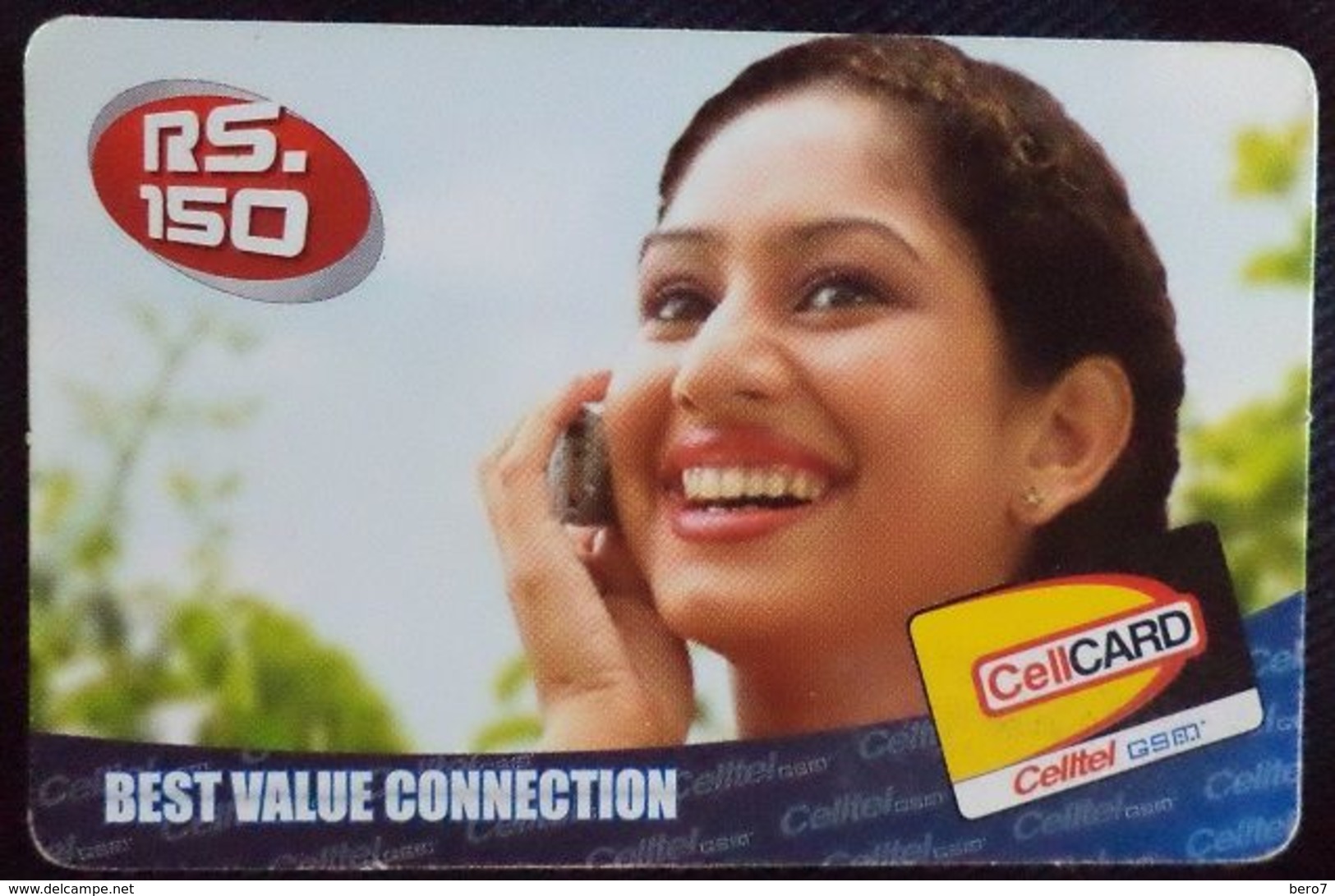 SRI LANKA - Celltel CellCARD  RS 150, [USED] - Sri Lanka (Ceilán)