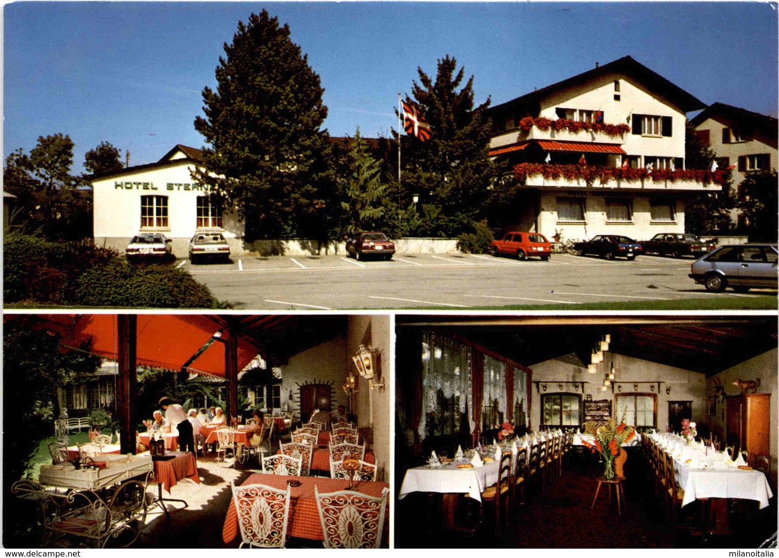 Hotel-Restaurant Sternen, Belp - 3 Bilder (1057a) * 26. 5. 1994 - Belp