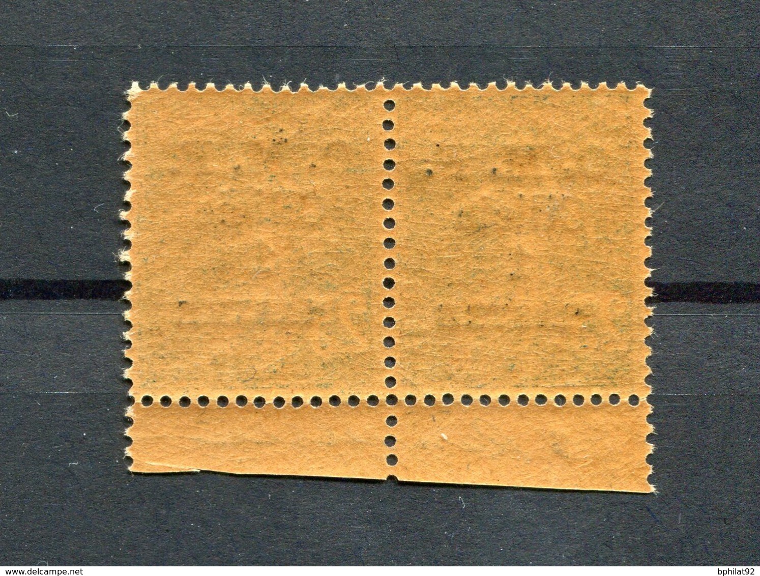 !!! CILICIE, PAIRE DU N°92 (25C SEMEUSE SURCH 1 PIASTRE) S RENVERSE NEUVE ** - Unused Stamps