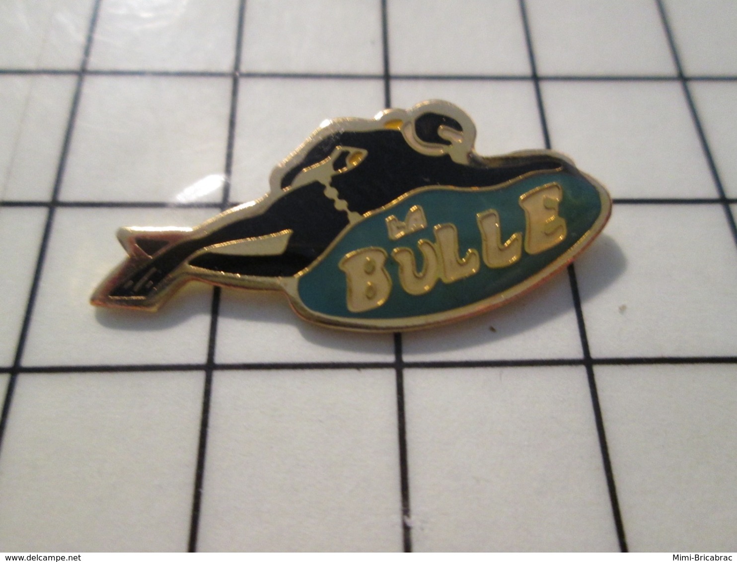 216c Pin's Pins / Beau Et Rare / THEME : SPORTS / PLONGEE SOUS-MARINE LA BULLE - Tauchen