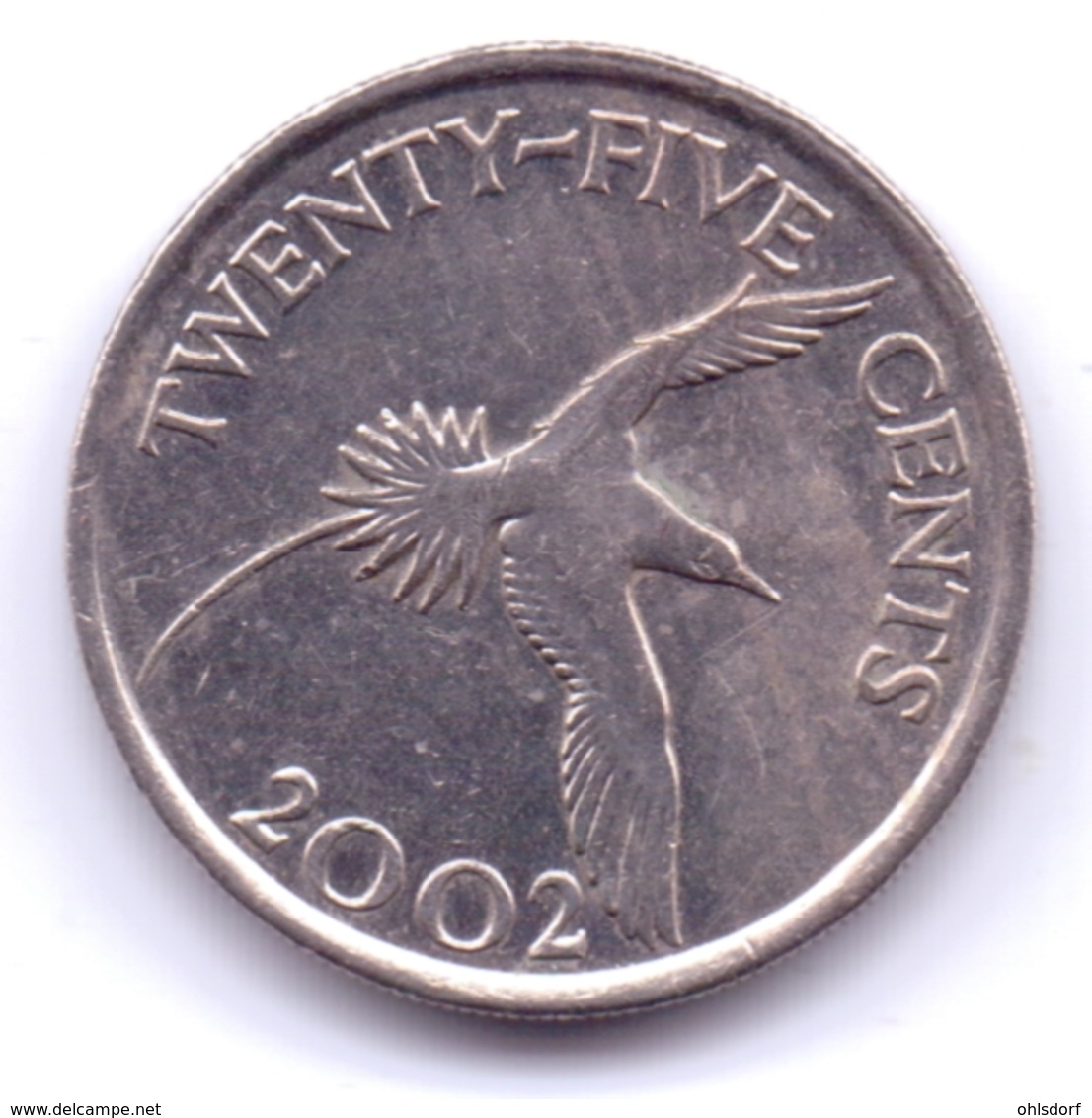 BERMUDA 2002: 25 Cents, KM 110 - Bermuda