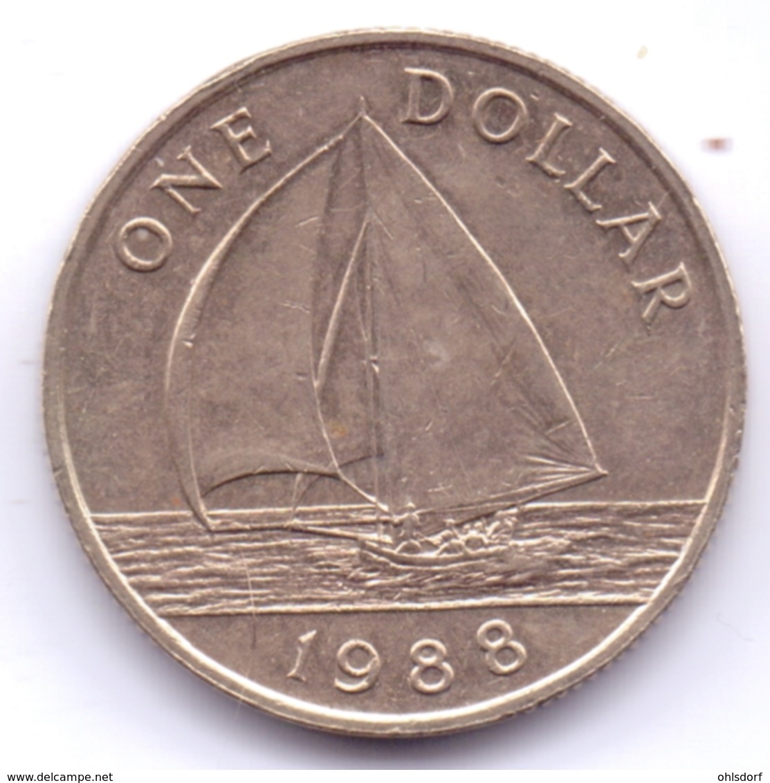 BERMUDA 1988: 1 Dollar, KM 56 - Bermudas