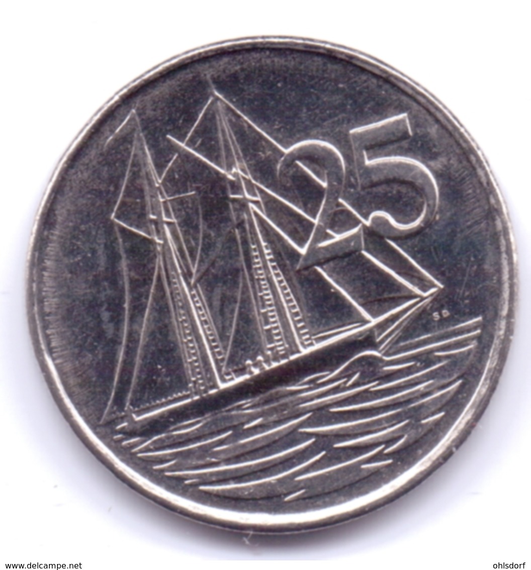 CAYMAN ISLANDS 2013: 25 Cents, KM 134 - Kaimaninseln