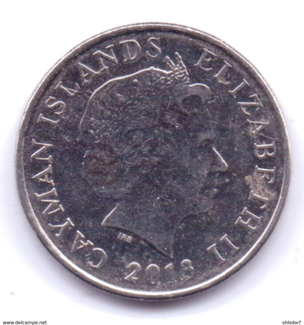 CAYMAN ISLANDS 2013: 25 Cents, KM 134 - Cayman Islands