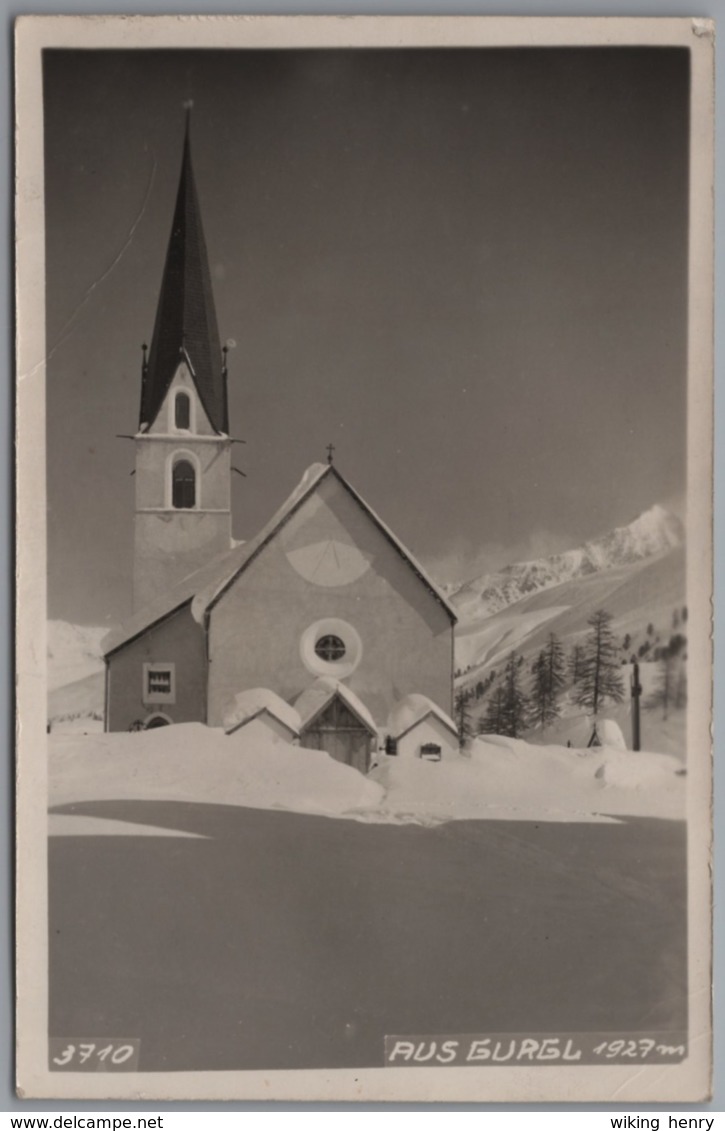 Österreich Tirol Gurgl - S/w Höchstgelene Kirche Österreichs Pfarrkirche Obergurgl Zum Heiligen Johannes Nepomuk - Sonstige & Ohne Zuordnung