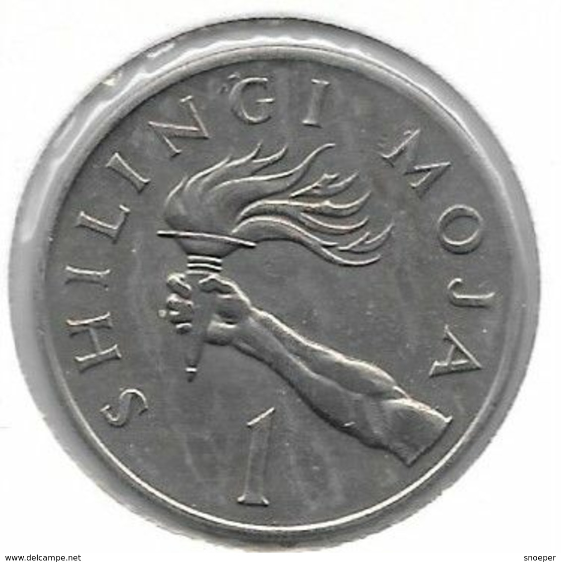 *tanzania 1 Shilling 1975  Km 4 - Tanzanía