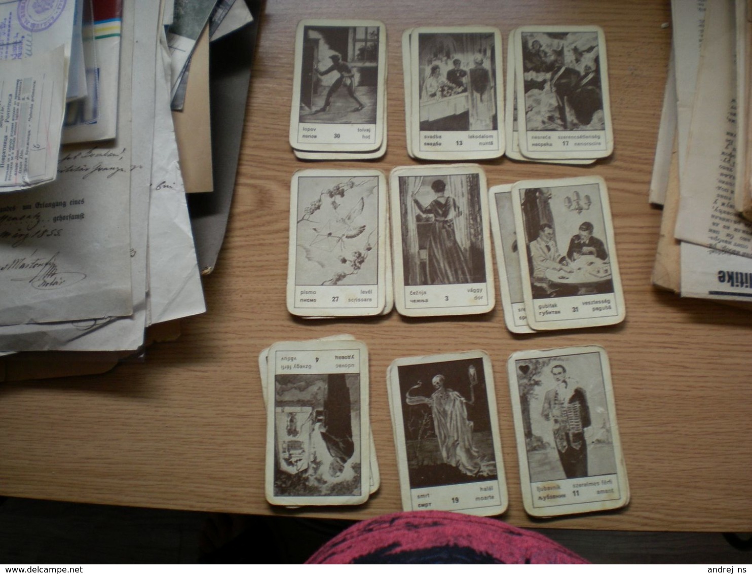 Old Playing Cards 32 Pieces Tarot - Cartes à Jouer Classiques