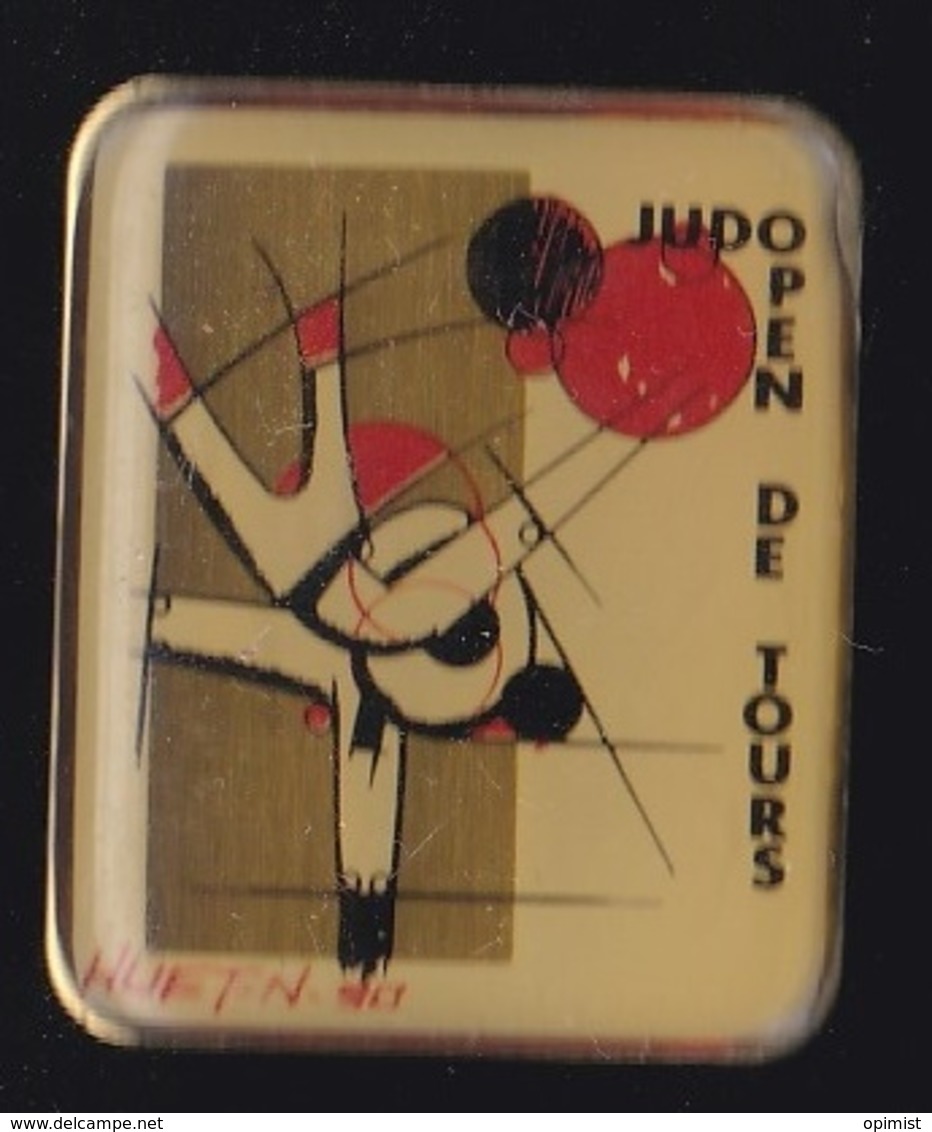 66327-Pin's.Judo Open De Tours.Huet-N. - Judo