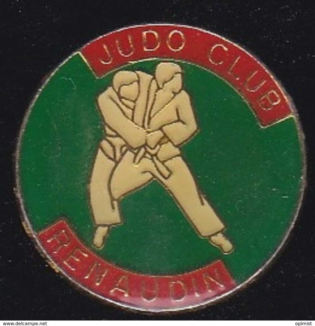 66328-Pin's.Judo-Club Renaudin, à Château-Renault. - Judo