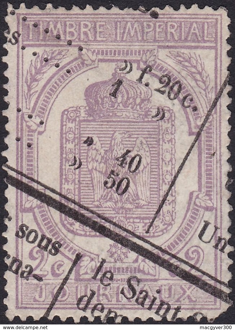 FRANCE, 1869, Timbre Journaux  (Yvert 7 ) - Journaux