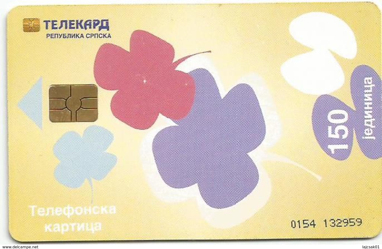 Bosnia (Serb Republic)  . Chip Card 150 UNITS - Bosnien