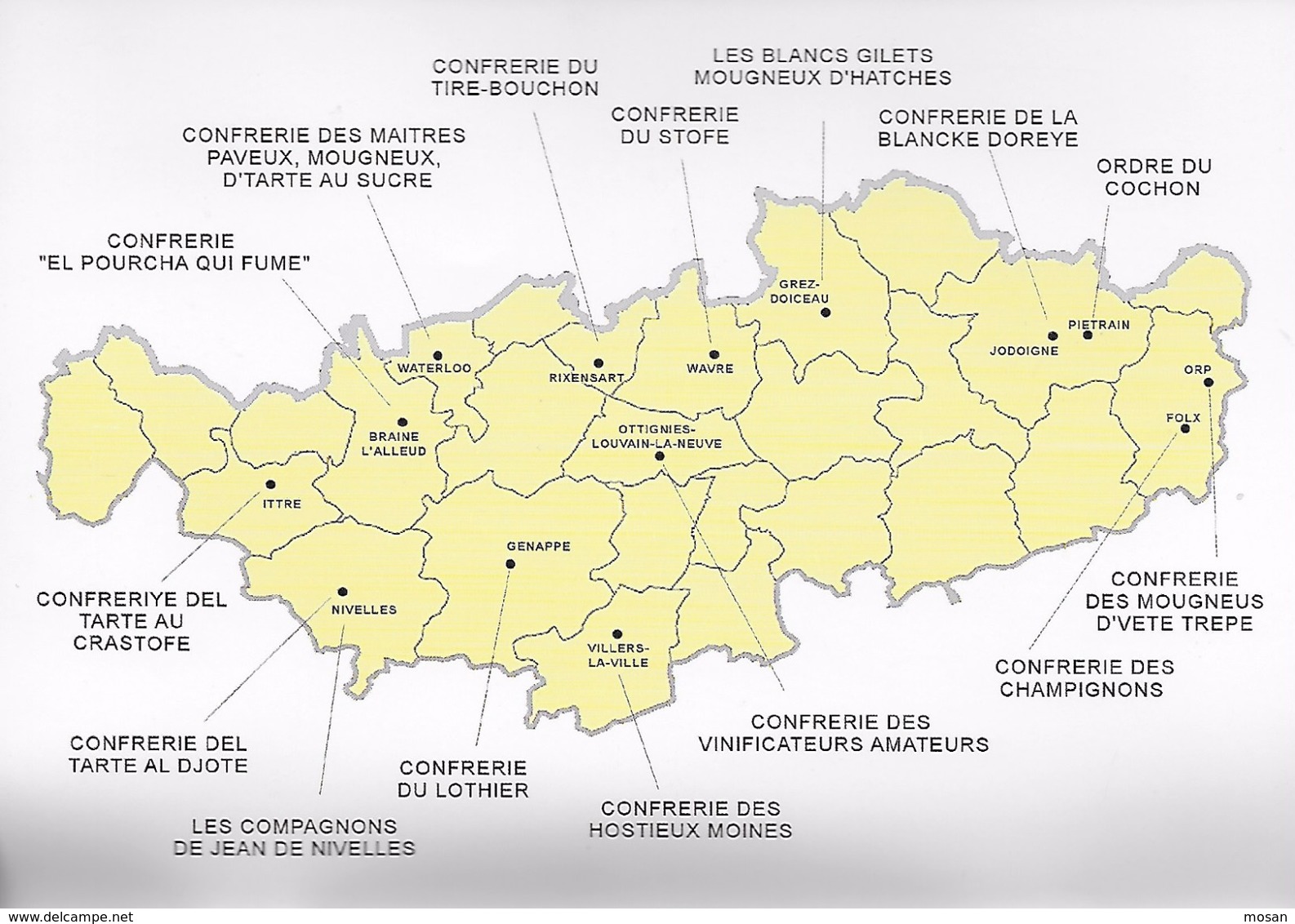 Nos Confréries Brabançonnes Wallonnes. Waterloo, Nivelles, Genappe, Ottignies-Louvain-la-Neuve, Oprp, Folx, Wavre, Ittre - Guerre 1939-45