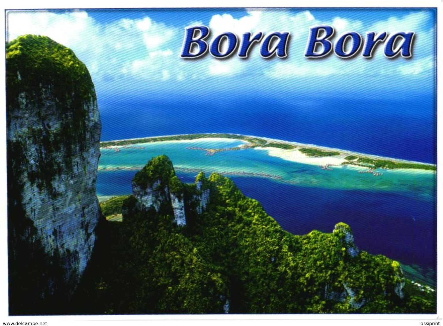 Bora Bora Island:Dizzying Cliffs Of Mount Otemanu - Polynésie Française