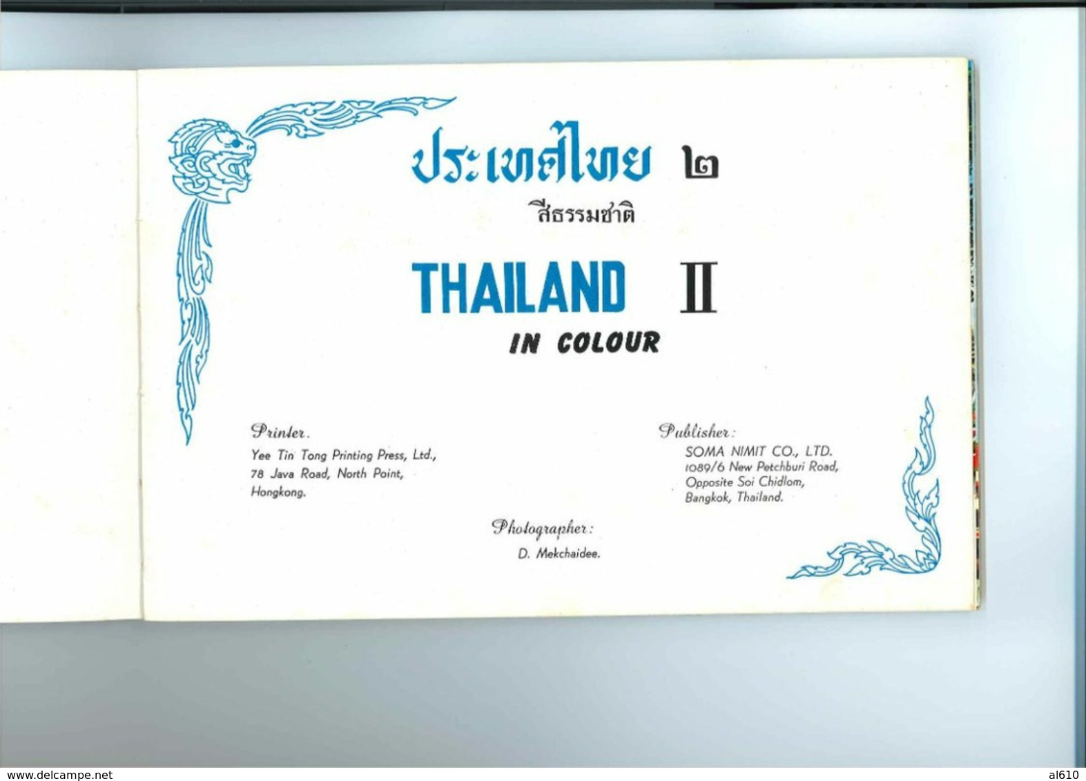 THAILAND II In Colour - Langues Thaî + Anglais - 68 Pages - Other & Unclassified