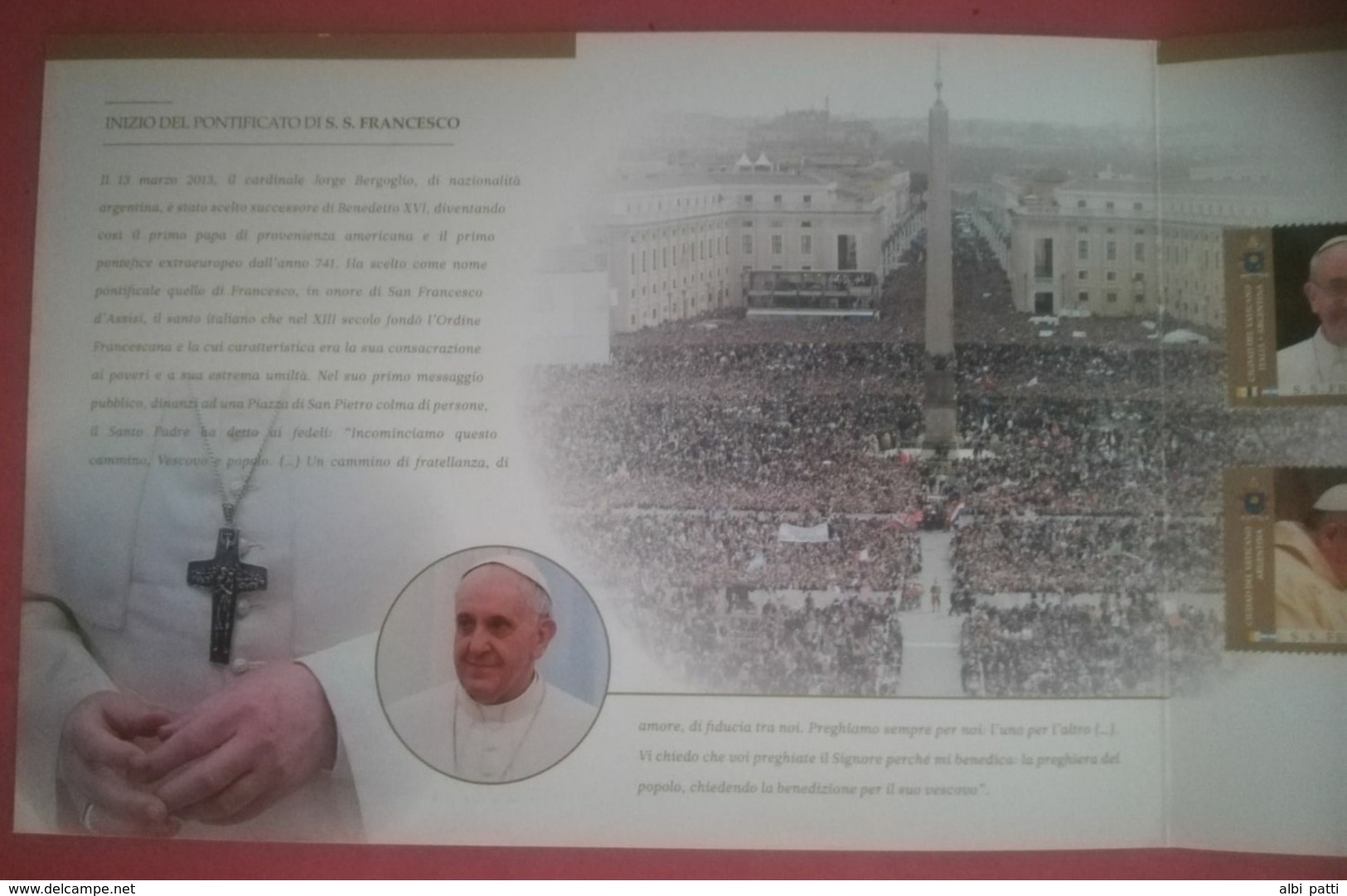 ARGENTINA - BOOKLET / FOLDER - INICIO DEL PONTIFICADO DE S.S. FRANCISCO - JOINT ISSUE ARGENTINA, ITALIA, VATICANO - Markenheftchen