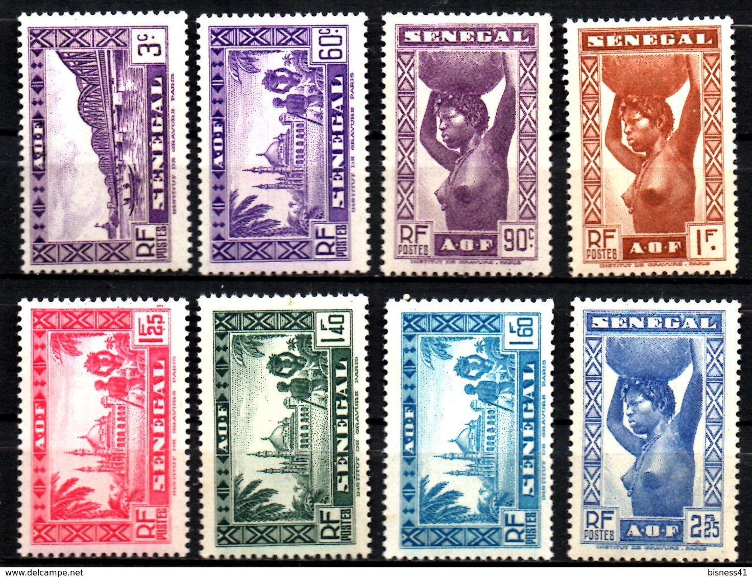 Col17  Colonie Sénégal N° Entre 160 & 168 Neuf X MH  Cote 5,70€ - Nuevos