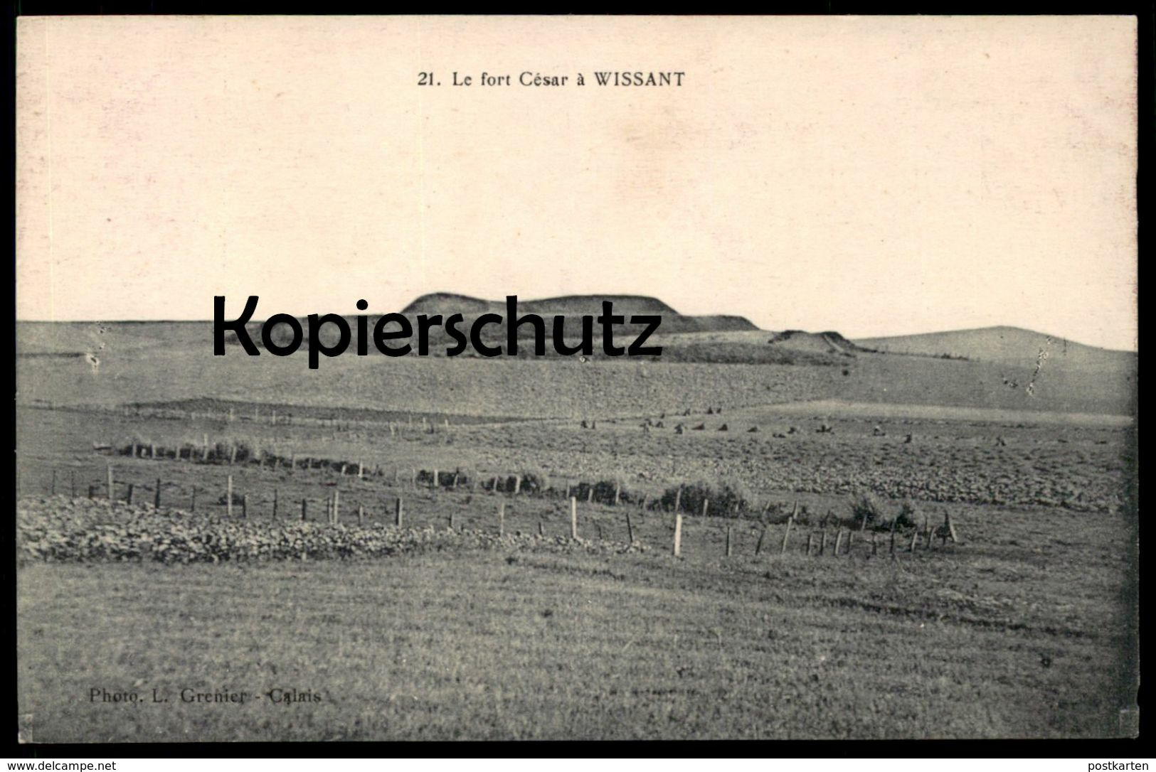 ALTE POSTKARTE LE FORT CÉSAR À WISSANT Cpa Ansichtskarte Postcard AK Festung - Wissant