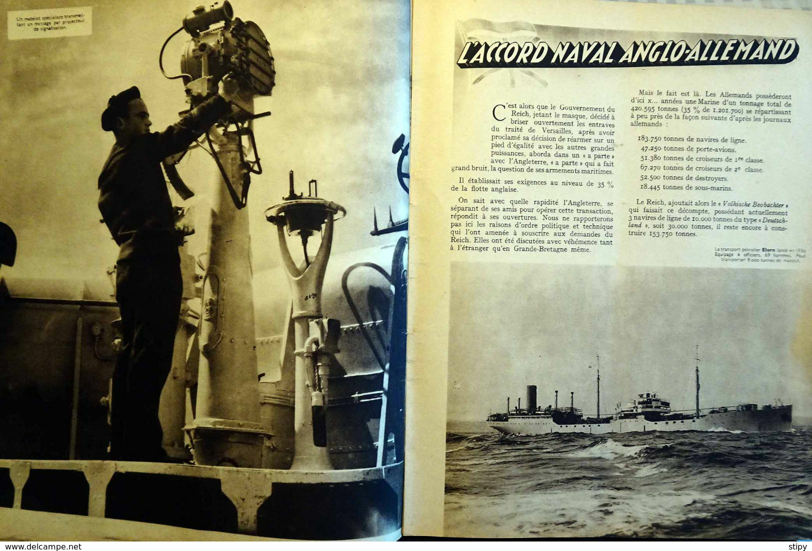 France : L’Armée Moderne, Marine Française, Décembre 1935, 32 Pages, Revue En Bon état. - Altri & Non Classificati